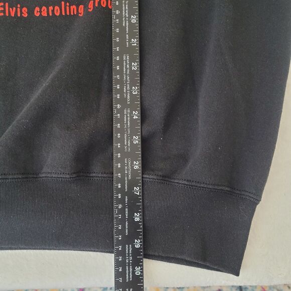 Vintage 80's 90's Elvis Caricature Christmas Caroling Pullover Sweater 2XL XXL‎ - Picture 8 of 8